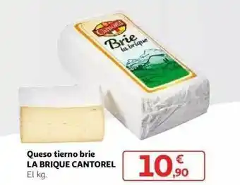 Alcampo Queso Tierno Brie La Brique Cantorel oferta