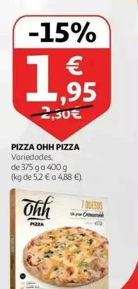 Alcampo Pizza Ohh Pizza oferta