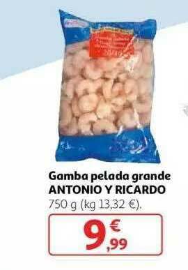 Alcampo Gamba Pelada Grande Antonio Y Ricardo oferta