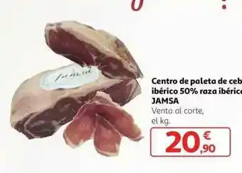 Alcampo Centro De Paleta De Ceb Ibérico 50% Raza Ibérico Jamsa oferta