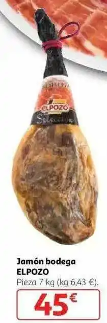 Alcampo Jamón Bodega Elpozo oferta