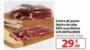 Alcampo Centro De Jamón Ibérico De Cebo 50% Raza Ibérica Los Artilleros oferta