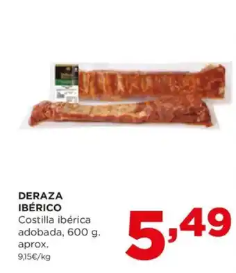 Alimerka DERAZA IBÉRICO Costilla ibérica adobada oferta