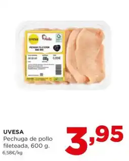 Alimerka UVESA Pechuga de pollo fileteada oferta