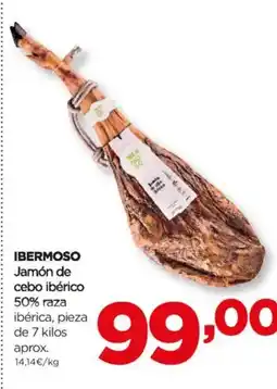 Alimerka IBERMOSO Jamón de cebo ibérico 50% raza oferta