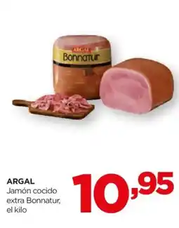 Alimerka ARGAL Jamón cocido extra Bonnatur oferta