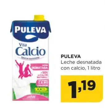 Alimerka PULEVA Leche desnatada con calcio oferta