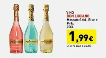 Hiperber Vino Don Luciano Moscato Gold Blue O Pink oferta