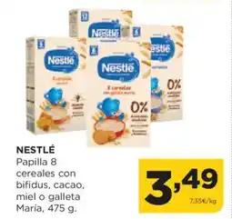 Alimerka NESTLÉ Papilla 8 cereales con bifidus, cacao, miel o galleta María oferta