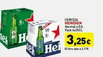 Hiperber Cerveza Heineken Normal O 0.0 oferta