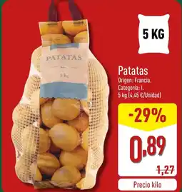 ALDI Patatas oferta