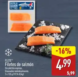 ALDI FLETEⓇ Filetes de salmón oferta