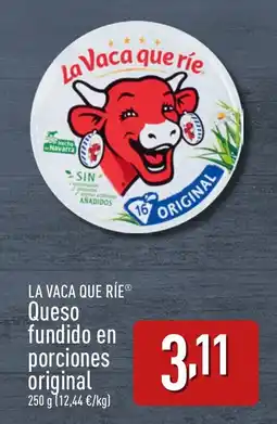 ALDI LA VACA QUE RÍE® Queso fundido en porciones original oferta