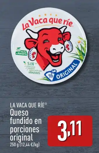 ALDI LA VACA QUE RÍE® Queso fundido en porciones original oferta