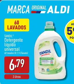 ALDI TANDIL® Detergente Líquido universal oferta