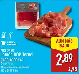 ALDI AIRE SANO® Jamón DOP Teruel gran reserva oferta