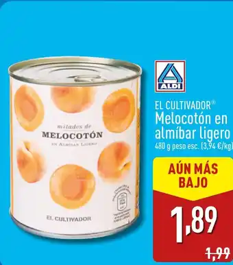 ALDI EL CULTIVADORⓇ Melocotón en almíbar ligero oferta