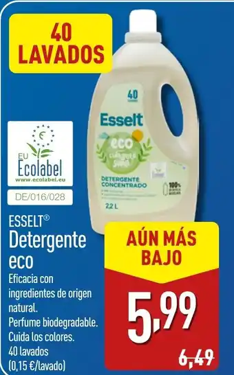 ALDI ESSELT® Detergente eco oferta