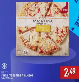 ALDI FLETE® Pizza masa fina 4 quesos oferta