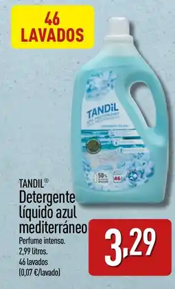 ALDI TANDIL® Detergente líquido azul mediterráneo oferta