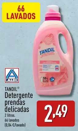 ALDI TANDIL Detergente prendas delicadas oferta