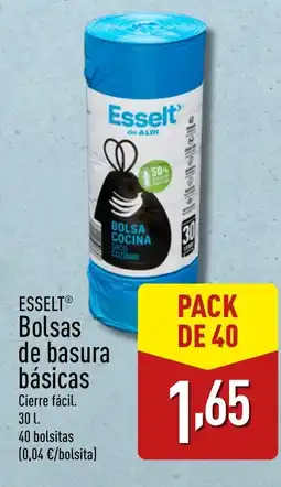 ALDI ESSELTⓇ Bolsas de basura básicas oferta