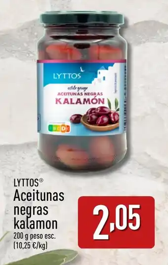 ALDI LYTTOS® Aceitunas negras kalamon oferta