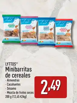 ALDI LYTTOS® Minibarritas de cereales oferta