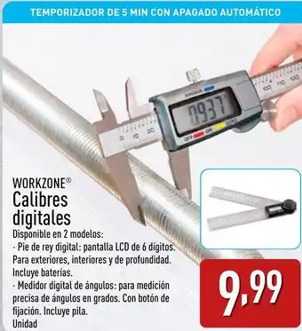 ALDI WORKZONE® Calibres digitales oferta