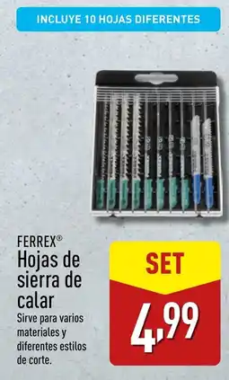 ALDI FERREX® Hojas de sierra de calar oferta