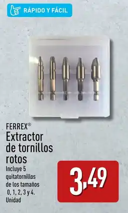 ALDI FERREX® Extractor de tornillos oferta