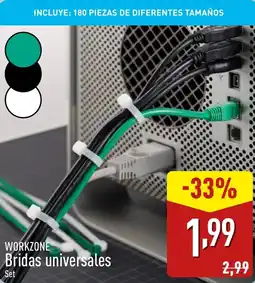 ALDI WORKZONE Bridas universales oferta