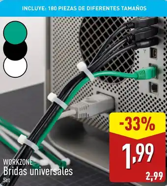 ALDI WORKZONE Bridas universales oferta