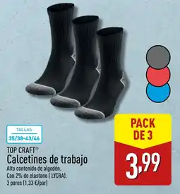 ALDI TOP CRAFT® Calcetines de trabajo oferta