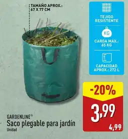 ALDI GARDENLINE® Saco plegable para jardín oferta