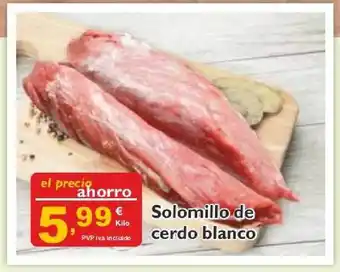Cash Ecofamilia Solomillo De Cerdo Blanco oferta