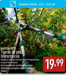 ALDI GARDENLINE Tijeras de poda telescópicas oferta