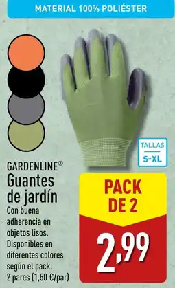 ALDI GARDENLINE® Guantes de jardín oferta