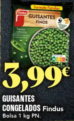 Gadis FINDUS Guisantes congelados oferta