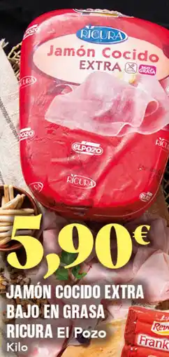 Gadis EL POZO Jamón cocido extra bajo en grasa ricura oferta