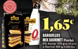 Gadis FLORBU Barquillos mix gourme oferta