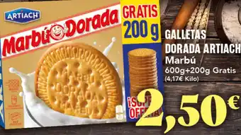 Gadis MARBU Galletas dorada artiach oferta