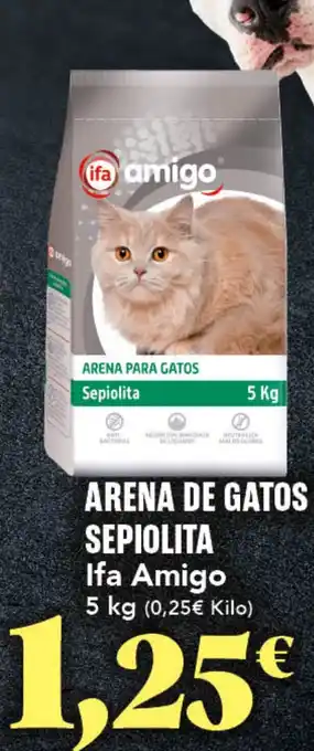 Gadis IFA AMIGO Arena de gatos sepiolita oferta