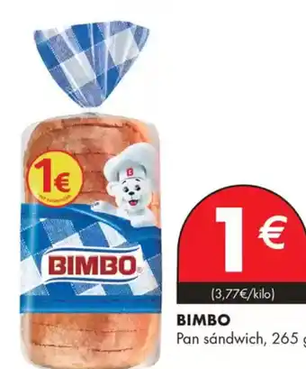 Supermercados Lupa BIMBO Pan sandwich oferta