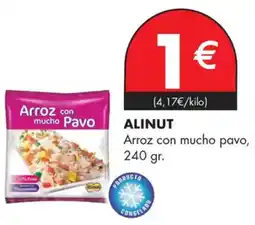 Supermercados Lupa ALINUT Arroz con mucho pavo, oferta