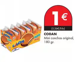 Supermercados Lupa CODAN Mini conchas original oferta