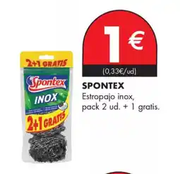 Supermercados Lupa SPONTEX Estropajo inox oferta