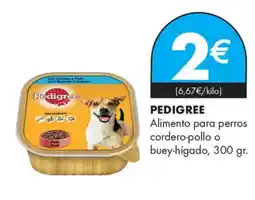 Supermercados Lupa PEDIGREE Alimento para perros cordero-pollo o buey-hígado oferta