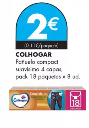 Supermercados Lupa COLHOGAR Pañuelo compact suavísimo 4 capas, oferta