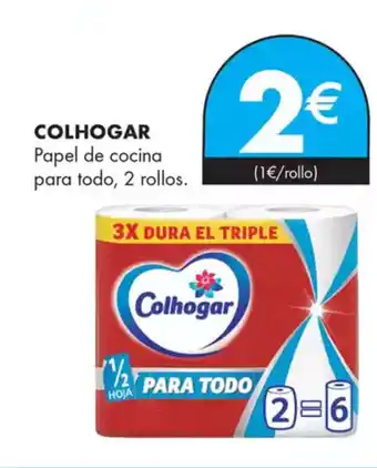 Supermercados Lupa COLHOGAR Papel de cocina para todo, 2 rollos. oferta